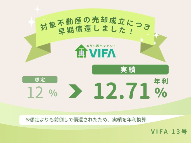 おうちの再生ファンドVIFA13号